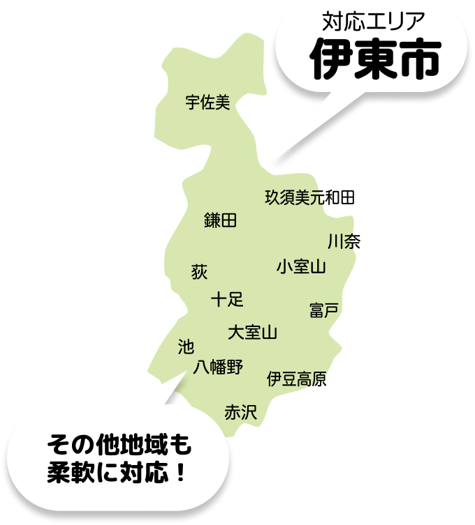 伊東市エリアマップ